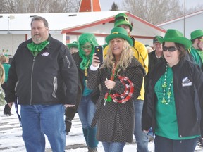 Carmangay’s annual St. Patrick’s Day parade starts Friday, March 17 at 11 a.m. sharp.