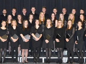 The Oxford Reformed Christian School chamber choir (pictured) will be performing next month at the Knox Presbatyrian Church in Woodstock. (Submitted)