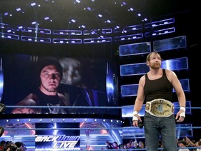 World Wrestling Entertainment Intercontinental champion Dean Ambrose appears to be on a collision course with Baron Corbin at WrestleMania 33 in Orlando on April 2. (World Wrestling Entertainment photo)