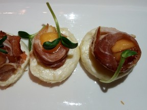 Home-smoked prosciutto by Sorrentino’s Downtown chef Alberto Alboreggia is a Downtown Dining Week special dish.