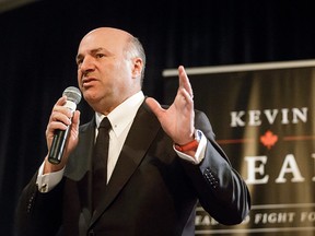 Federal Conservative leadership candidate Kevin O'Leary. (Lyle Aspinall/Postmedia Network)