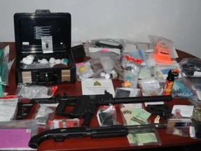 Police seize fentanyl, weapons, cash in Edmonton drug bust