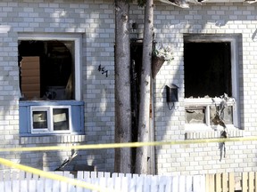 Police are investigating a fire that seriously injured a woman at a residence on Aberdeen Avenue in Winnipeg.
