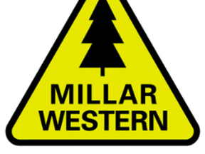 Millar Western Forest Products is in talks for a refinancing deal that would see Connecticut’s Atlas Holdings LLC increase its holdings to 80 per cent of the company (File photo).