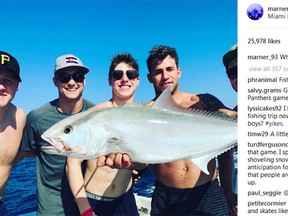 Mitch Marner posted this photo to Instagram on Monday, a day before the Maple Leafs faced the Panthers