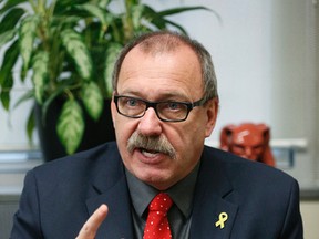 Ric McIver, Interim Leader of the Alberta Progressive Conservative Party, talks about the past year and what the future may hold for the party, in an interview conducted on December 8, 2016.