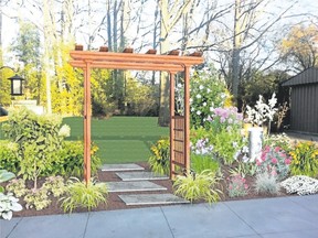 Landscape designers can help homeowners give their garden a facelift or replace a garden, inset, that?s past its prime. Some designers use software to show homeowners what the new features and plants, above, will look like.  (Special to The Free Press)