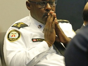 Toronto Police Chief Mark Saunders (MICHAEL PEAKE, Toronto Sun)