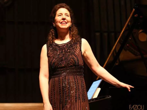 World-renowned pianist Angela Hewitt plays at home in Ottawa, at Dominion-Chalmers church on Thursday, March 16, 2017.