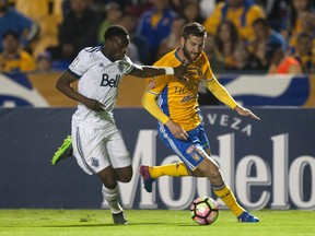The Vancouver Whitecaps were dominated by Mexico’s Tigres during Tuesday night’s game. (GETTY IMAGES)