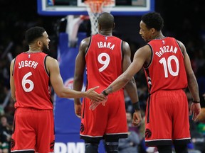 The Raptors figured things out for at least one night against the Pistons on Friday night. AP