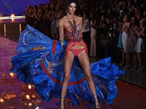 Kendall Jenner is seen during the 2015 Victoria's Secret Fashion Show in New York in this Nov. 10, 2015 file photo. (JEWEL SAMAD/AFP/Getty Images)