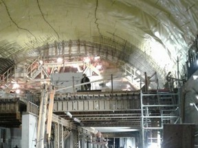 Ottawa LRT tunnel construction