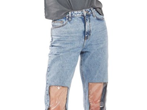 Nordstrom now sells bizarre "Clear Knee Mom Jeans."