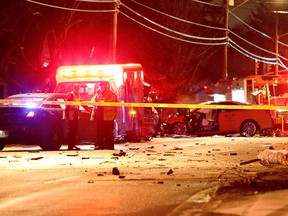A Beck Taxi driver died in a collision in the York Mills Rd.-Yonge St. area.
(JOHN HANLEY PHOTO)