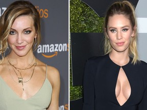 Katie Cassidy (left) and Dylan Penn. (Joe Scarnici/Getty Images for Amazon/Jason Kempin/Getty Images)