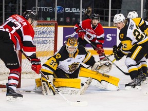 In a crucial game yesterday, the 67’s barely tested Hamilton goaltender Kaden Fulcher, registering only 13 shots on net.