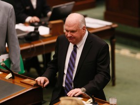 PC MPP Jim Wilson in the legislature at Queen's Park on July 14, 2014. (Stan Behal/Toronto Sun)