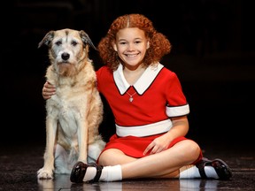 Tori Bates, 12, says the one thing she doesn?t like about starring in a touring production of Annie is ?having to wake up so early.? (JOAN MARCUS/Special to Postmedia News)
