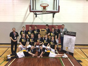 The Livingstone Sabres took home bronze from the 1A Boys Provincials held in Calgary, and the St. Michael's Dragons came in fourth! | Livingstone School photo/@LivSab_LRSD68