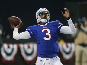 Former Bills quarterback EJ Manuel signed a new contract with the Raiders on Monday, March 30, 3027. (Jack Boland/Postmedia Network/Files)
