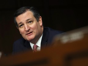 U.S. Sen. Ted Cruz (R-TX) speaks during the first day of the Supreme Court confirmation hearing for Judge Neil Gorsuch on Capitol Hill March 20, 2017 in Washington, D.C. ( Justin Sullivan/Getty Images)