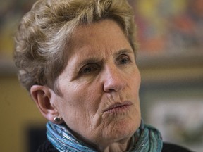 Ontarians should be prepared for repeated displays of chutzpah by Premier Kathleen Wynne as next year’s provincial election approaches. (CRAIG ROBERTSON/TORONTO SUN)