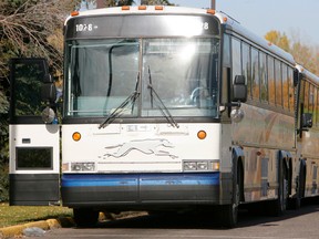 Cops were called after a man began acting erratically aboard a Greyhound bus. (Postmedia Network)