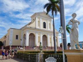 The Church of the Holy Trinity overlooks the main square in the quaint colonial town of Trinidad, Cuba. TRISH FEASTER PHOTO