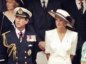 Prince Charles and wife Princess Diana in 1991. (Toronto Sun files)