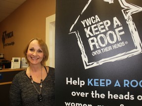 Kim Misener is the coordinator of the St. Thomas Elgin YWCA’s Keep A Roof campaign. The campaign is aiming to raise $25,000 through donations to keep the organization’s supportive housing programs alive. The YWCA helps keep people off the streets by supporting them with different programs. (Laura Broadley/Times-Journal)