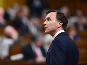 Minister of Finance Bill Morneau delivers the federal budget in the House of Commons on Parliament Hill in Ottawa, Wednesday, March 22, 2017.(THE CANADIAN PRESS/PHOTO)