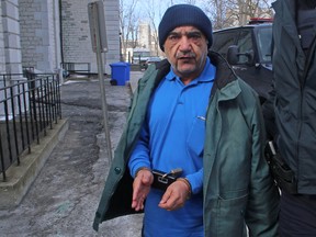 Mohammad Shafia arrives at Frontenac County Court House in Kingston. (Ian MacAlpine/The Whig-Standard)