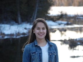 Hannah Morningstar is going to Toronto next week to celebrate her involvement in a national contest for the National Centre for Truth and Reconciliation. Supplied photo