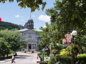 McGill University campus is seen Tuesday, June 21, 2016 in Montreal. The author of a controversial article about Quebec that appeared in Maclean's magazine this week has stepped down from his post at McGill University.Andrew Potter said in a social media post Thursday his resignation as director of the Institute for the Study of Canada was effective immediately. THE CANADIAN PRESS/Paul Chiasson