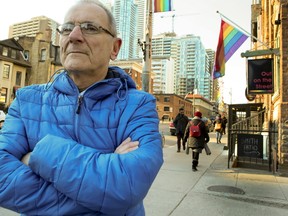 Brian Provini says he is boycotting the Pride parade this summer because of the push by Black Lives Matter — Toronto (BLM) to ban police participation. (VERONICA HENRI/TORONTO SUN)