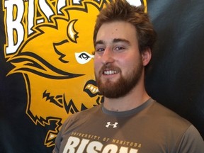 Manitoba Bisons offensive lineman Geoff Gray. (Paul Friesen/Winnipeg Sun)