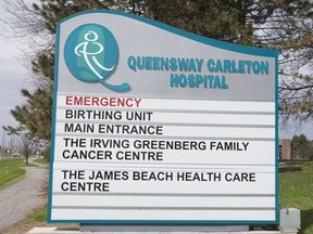 Queensway-Carleton Hospital PAT MCGRATH / OTTAWA CITIZEN