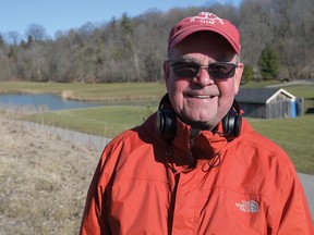 Kurt Rothenmund and his wife Bev retired to Tillsonburg from Winnipeg 13 years ago, moving to the Baldwin Place adult lifestyle community on the west end of Tillsonburg. "It was an ideal location," said Kurt, who was walking on The Carroll Trail Wednesday afternoon. (Chris Abbott/Tillsonburg News)