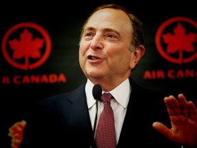 NHL commissioner Gary Bettman says the league needs more concessions from the IOC and IIHF if player are going to participate at next year's Winter Olympics in South Korea. (Al Charest/Postmedia Network)