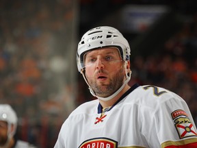 The Red Wings shipped forward Thomas Vanek to the Panthers at this year's NHL trade deadline. (Bruce Bennett/Getty Images)