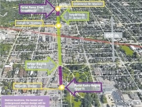 A map shows the location of a tunnel forming part of London?s proposed bus rapid transit system. But many questions remain, writes Dan McDonald.