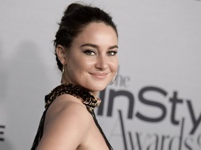 Shailene Woodley attends the 2nd Annual InStyle Awards at The Getty Center on Monday, Oct. 24, 2016, in Los Angeles. (Photo by Richard Shotwell/Invision/AP)