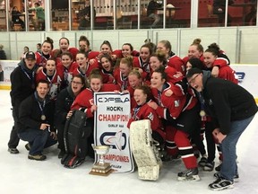 "Congratulations to our new OFSAA AAA girls champions, Medway from London. #bardownhockey #truehockey #ofsaahockey"(www.instagram.com/ofsaahockey)