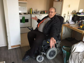 Adam Traub's new $14,000 wheelchair is too big for him. He can barely navigate through his apartment and it doesn't fit on a regular OC Transpo bus.