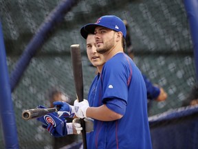 The Cubs boast the best young pair of corner infielders in first baseman Anthony Rizzo (left) and third baseman Kris Bryant. (Charles Rex Arbogast, AP)