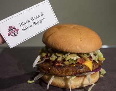 Black Bean & Salsa Burger (Craig Robertson, Toronto Sun)