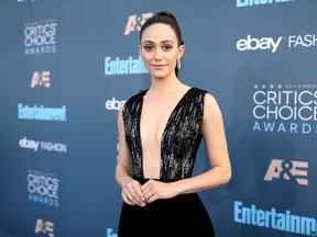 Actress Emmy Rossum attends The 22nd Annual Critics' Choice Awards at Barker Hangar on December 11, 2016 in Santa Monica, California. (Photo by Christopher Polk/Getty Images for The Critics' Choice Awards)