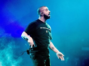 US singer Drake performs on stage on January 28, 2017 at the Ziggo Dome in Amsterdam, as part of his Boy Meets World Tour. (FERDY DAMMAN/AFP/Getty Images)
