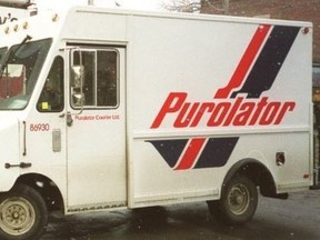 Purolator truck (Postmedia Network files)